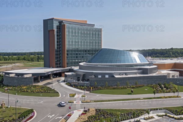 Wayland, Michigan - The Gun Lake Casino Resort. The casino is owned by the Match-E-Be-Nash-She-Wish