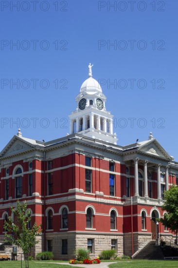 Charlotte, Michigan - The Courthouse Square Museum. Opened in 1885, the building housed the Eaton