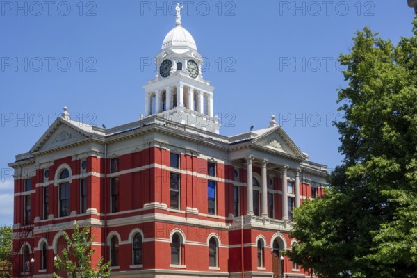 Charlotte, Michigan - The Courthouse Square Museum. Opened in 1885, the building housed the Eaton