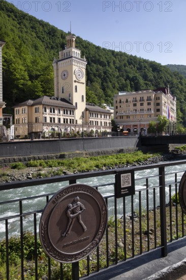The Town Hall.Rosa Khutor. Big Sochi. Russia