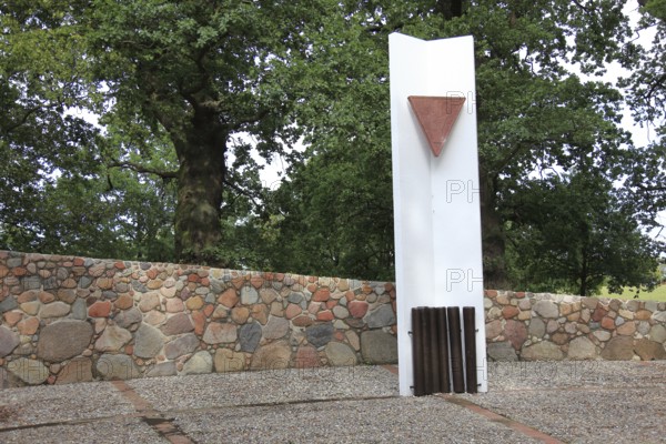 Cap Arcona Memorial on the island of Poel. The memorial commemorates the victims of the sinking of