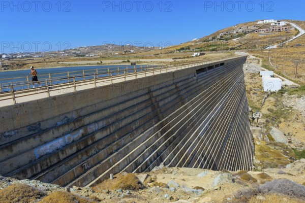 Mykonos, Cyclades, Greece — Marathi Dam, Mykonos Municipal Water Supply and Sanitation Company has