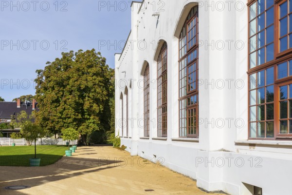 Orangery, Muskau Castle, Muskauer Park, UNESCO World Heritage Site, Bad Muskau, Upper Lusatia,