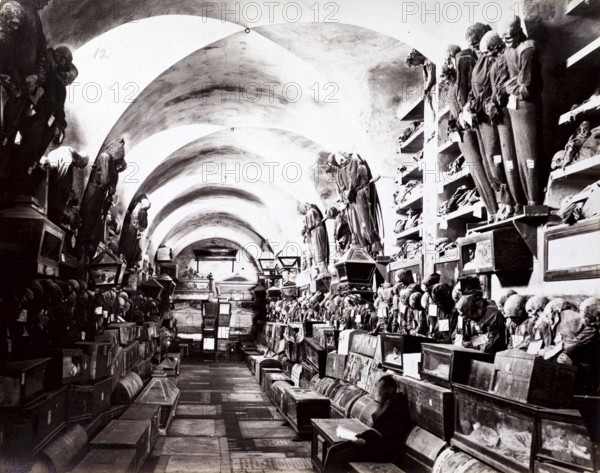 Capuchin Crypt, Le Catacombe dei Cappuccini, extensive crypt complex under the Capuchin monastery