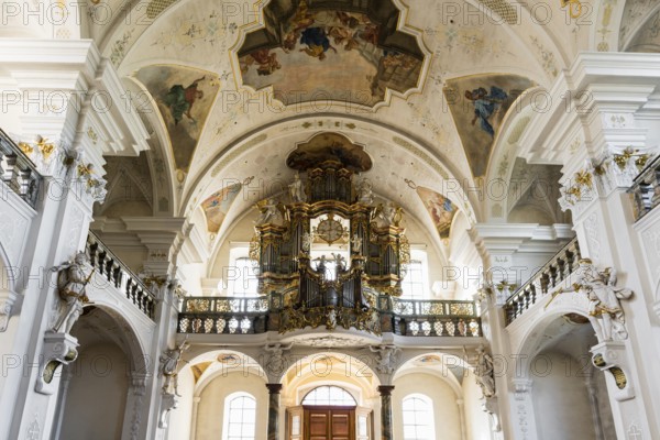Interior view, monastery church, St. Peter, Southern Black Forest, Black Forest, Baden-Württemberg,
