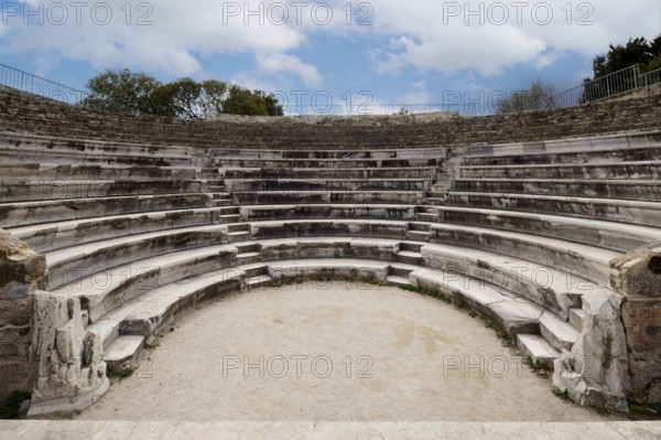 Odeon of Kos, small theatre, reconstruction, originally built probably in the 2nd century AD,