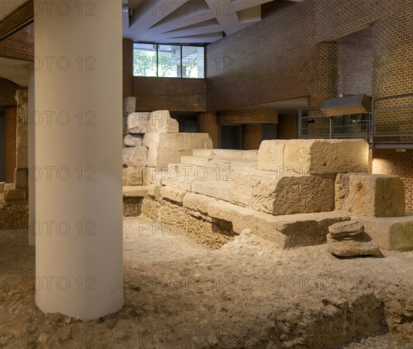 Museo del Foro de Caesaraugusta, Roman forum museum, Zaragoza, Aragon, Spain