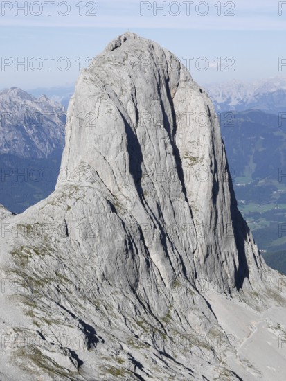 The Torsäule, distinctive peak in the Hochkönig region, destination for climbers and mountaineers,