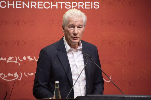 Richard Gere (International Chairman of the International Campaign for Tibet), at the presentation