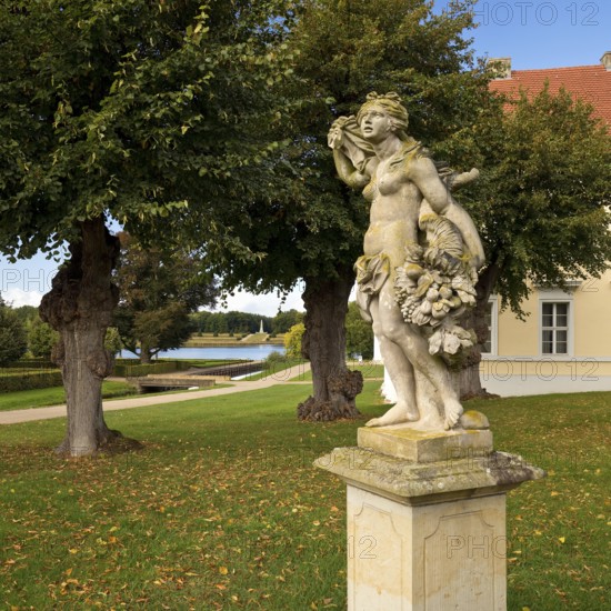 Rheinsberg Castle, countryside, Ostprignitz-Ruppin district, prime example of Friederician Rococo,
