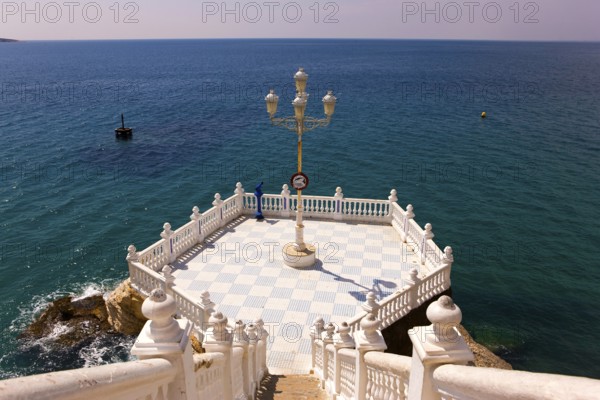 Observation deck, Balcon del Mediterraneo, (balcony of the Mediterranean Sea), Benidorm, Valencia,