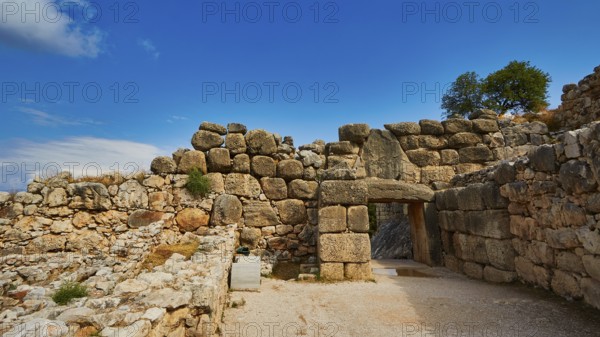 Steintor, archaeological site, UNESCO World Heritage Site, Mycenae, Mycenai, Mycenae, important