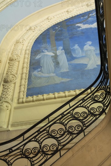 Vichy, listed as World Heritage by UNESCO. Thermal spa, the neo-Moorish Centre Thermal des Domes,