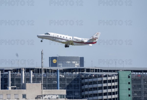 Private jet of the type Cessna Citation XLS, of the Austrian private airline Smartline Luftfahrt,