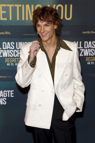 Mason Thames at a fan event for All das Ungesagte zwischen uns - Regretting You at the Zoo Palast