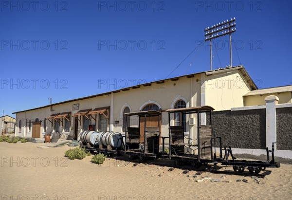 Former shop, Kolmanskop, restricted diamond area, Karas region, Namibia