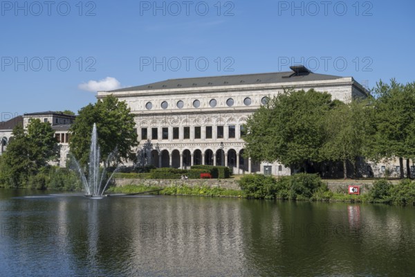 Civic hall an der Ruhr, Mülheim an der Ruhr, Rurgebiet, North Rhine-Westphalia, Germany