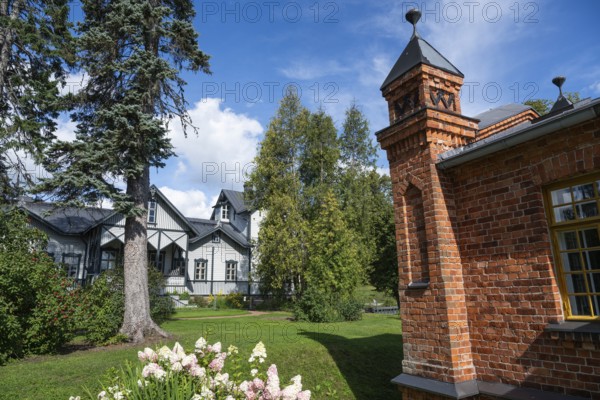 Brick building, former paper mill for the production of groundwood pulp board, UNESCO World