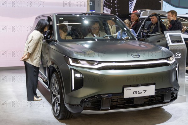 Munich, Germany - 10.9.2025: A GAC GS 7 from the Chinese car manufacturer Guangzhou Automobile