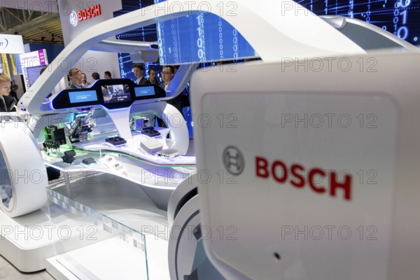 Munich, Germany - 10.9.2025: Products from the German manufacturer BOSCH during the IAA Mobility