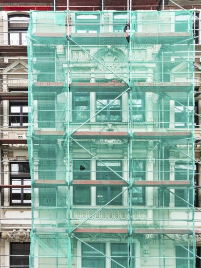 Refurbished apartment block from the Wilhelminian era in Wuppertal, Germany