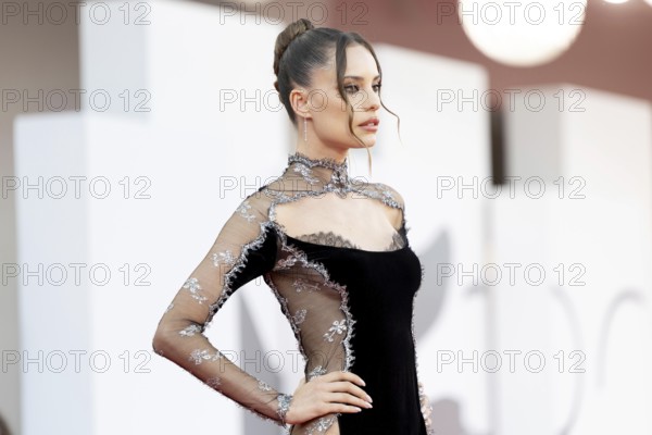 Venice, Italy - 2 September 2025: Jak Bueno during the red carpet of - A house of Dynamite - during
