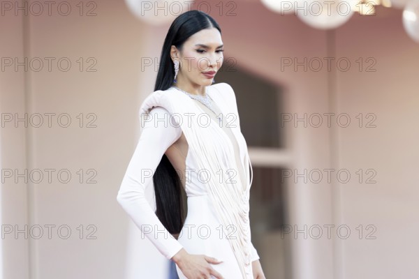Venice, Italy - 1 September 2025: Zarina Yeva during the red carpet of - The Smashing Machine -