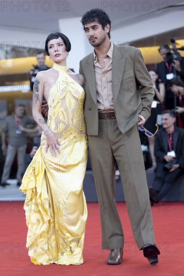 Venice, Italy - 1 September 2025: Halsey and Avan Jogia during the red carpet of - The Smashing