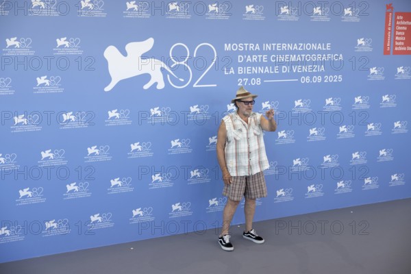 Venice, Italy - 3 September 2025: Julian Schnabel during the Photo Call of - In the Hand of Dante -