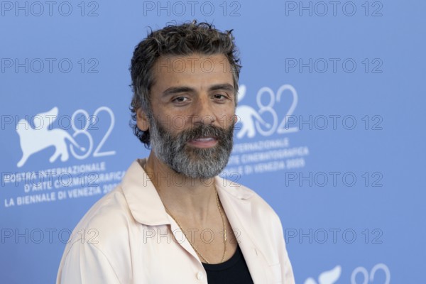 Venice, Italy - 3 September 2025: Oscar Isaac during the Photo Call of - In the Hand of Dante -