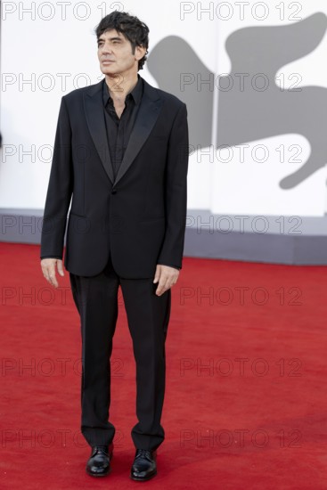 Venice, Italy - 3 September 2025: Pietro Marcello during the red carpet of - Duse - during the 82nd
