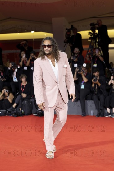Venice, Italy - 3 September 2025: Jason Momoa during the red carpet of - Cartier Glory To The