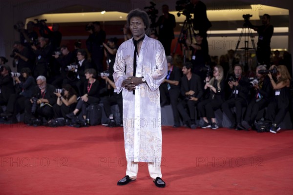 Venice, Italy - 3 September 2025: Benjamin Clementine during the red carpet of - Cartier Glory To
