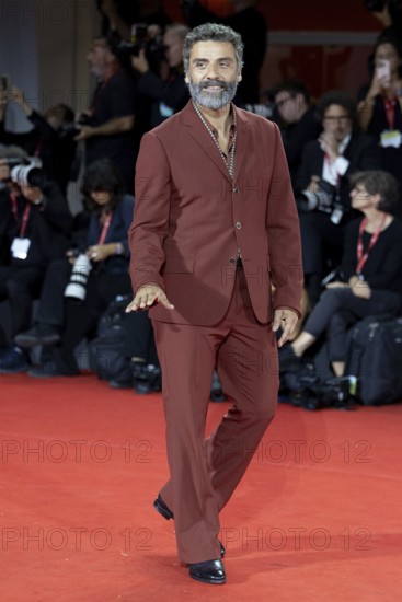Venice, Italy - 3 September 2025: Oscar Isaac during the Red Carpet of - Cartier Glory To The