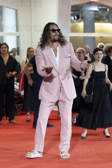 Venice, Italy - 3 September 2025: Jason Momoa during the red carpet of - Cartier Glory To The
