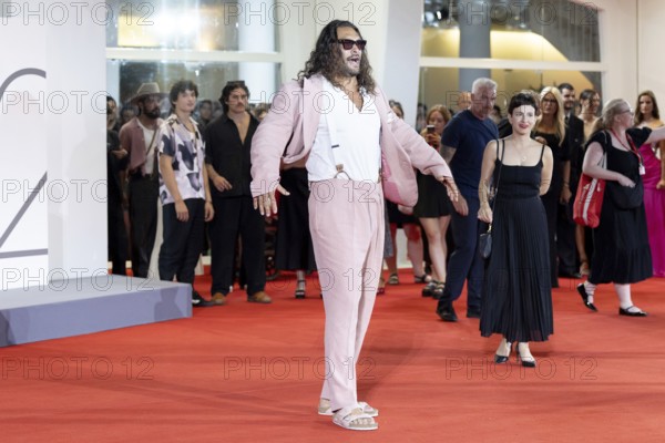 Venice, Italy - 3 September 2025: Jason Momoa during the red carpet of - Cartier Glory To The