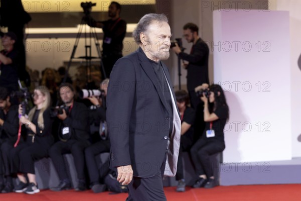 Venice, Italy - 3 September 2025: Franco Nero during the red carpet of - Cartier Glory To The