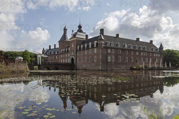 Anholt Castle, moated castle, Isselburg, Münsterland, North Rhine-Westphalia, Germany