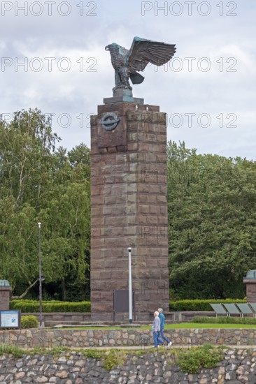 Submarine memorial, Heikendorf, Kiel Fjord, Schleswig-Holstein, Germany