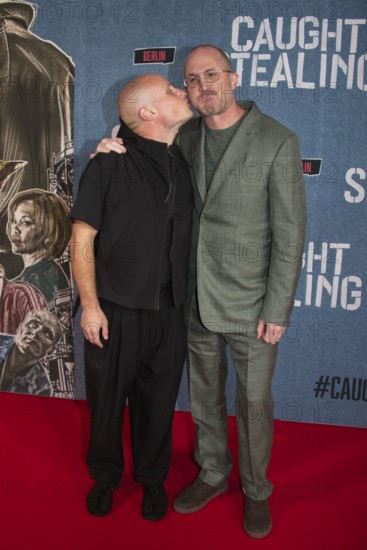 Actor Nikita Andreyevich Kukushkin, director and producer Darren Aronofsky, CAUGHT STEALING (in