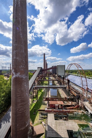 The Zollverein coking plant, backdrop to the once largest central coking plant in Europe, closed in