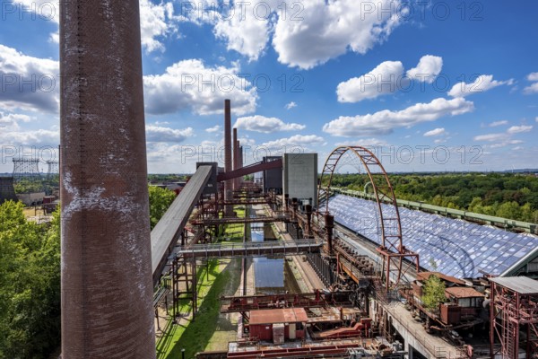 The Zollverein coking plant, backdrop to the once largest central coking plant in Europe, closed in