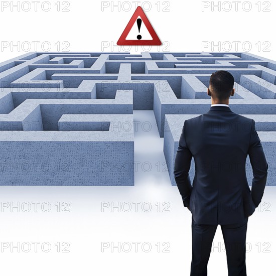 Symbolic image, manager puzzles, treaties, agreements, difficulties, conflict, problems, meeting,