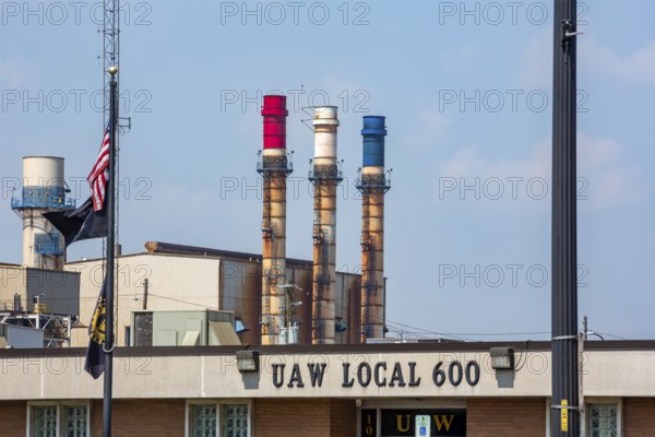 Dearborn, Michigan - The United Auto Workers Local 600 union hall. Local 600 represents workers at