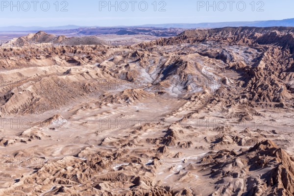 View of the Cordillera de la Sal from the Mirador de Kari, Piedra del Coyote, San Pedro de Atacama,