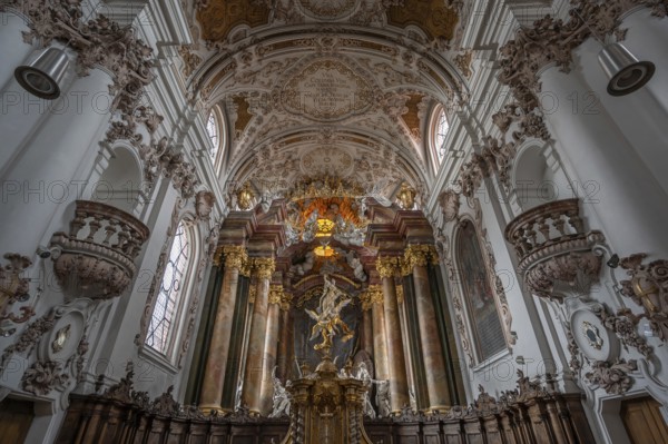 Chancel with the Assumption of the Virgin Mary, a work by the Asam brothers built between 1717 and