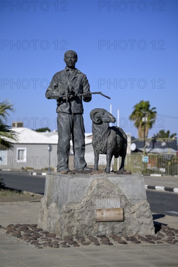 Karakul monument by artist Christina Salvoldi from 2007 to commemorate the 100th anniversary of the