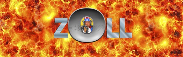 Symbolic image, Trump mania of deals and tariffs, US democracy in danger, world, EU and Germany