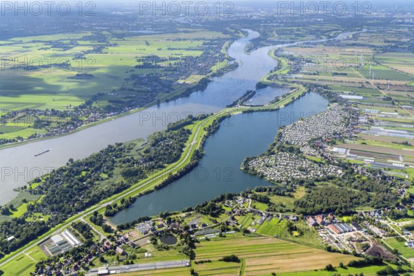 Hohendeicher See, Oortkatensee, Oortkatener See, artificial, bathing lake, Ochsenwerder,