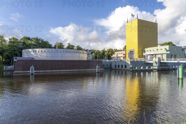 The Groninger Museum, art museum in various buildings in Groningen, between the central station and